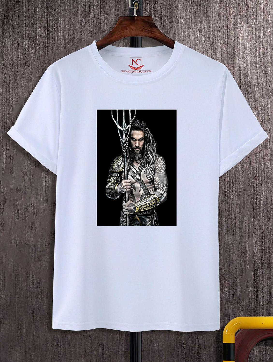 unisex white graphic printed t-shirt - 20856503 -  Zoom Image - 0
