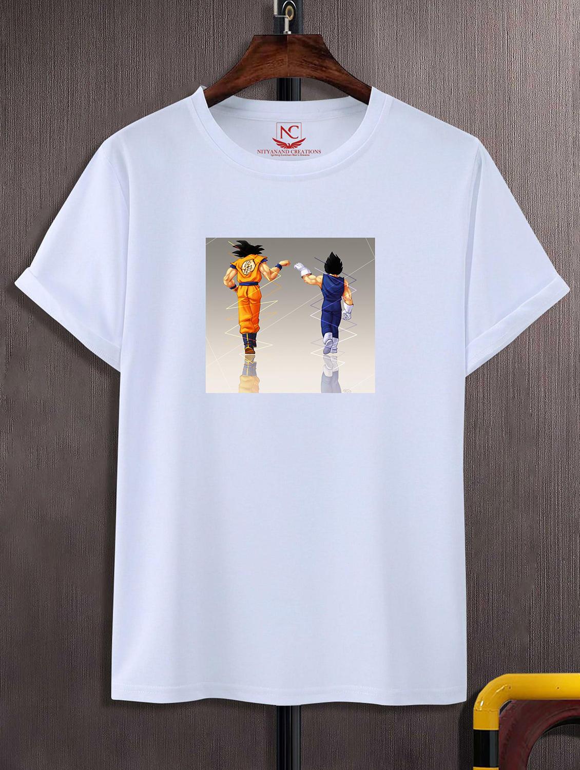 unisex white polyester graphic print t-shirt - 20856532 - Zoom Image - 0
