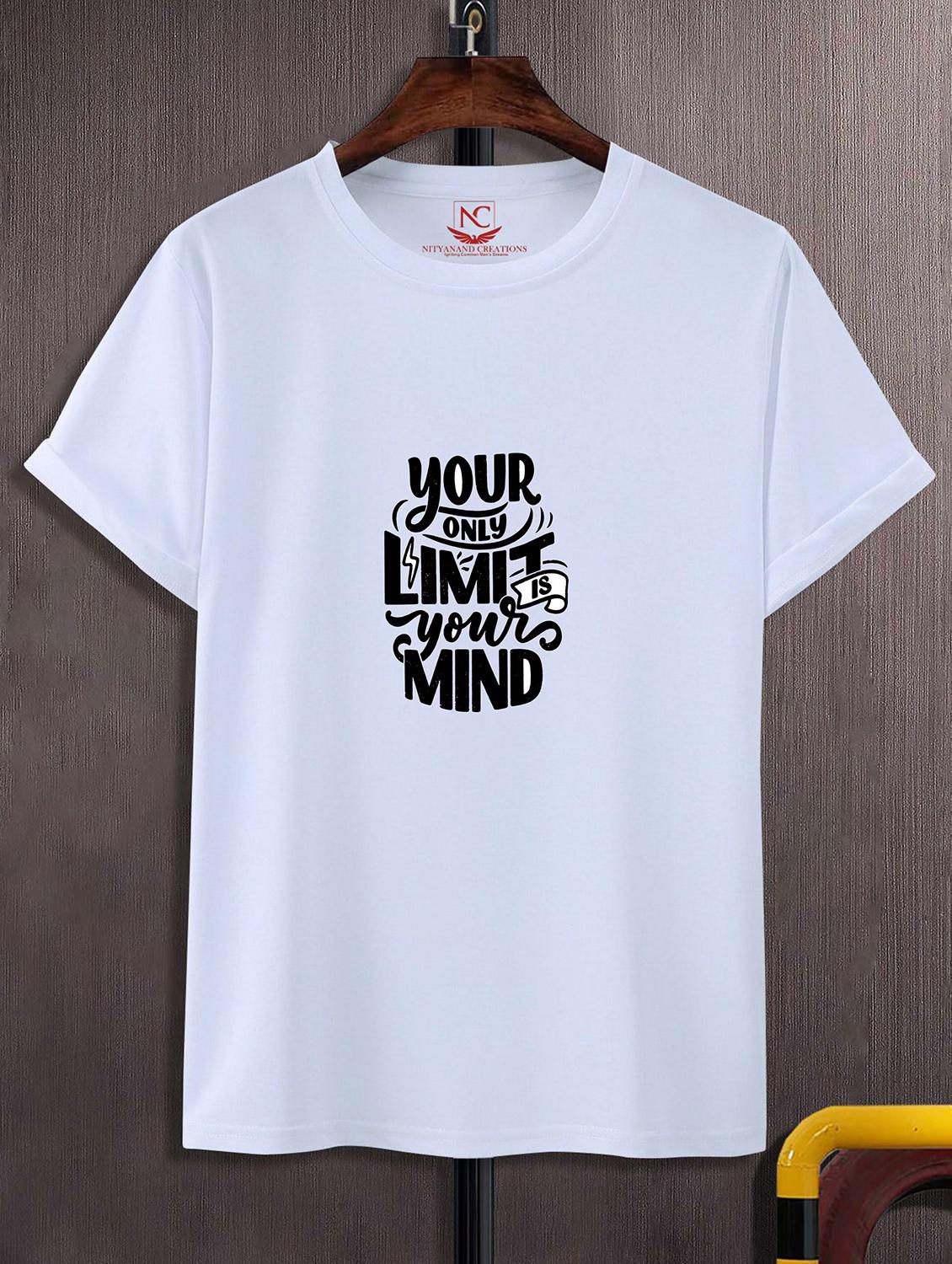 unisex white polyester graphic print t-shirt - 20856568 -  Zoom Image - 0