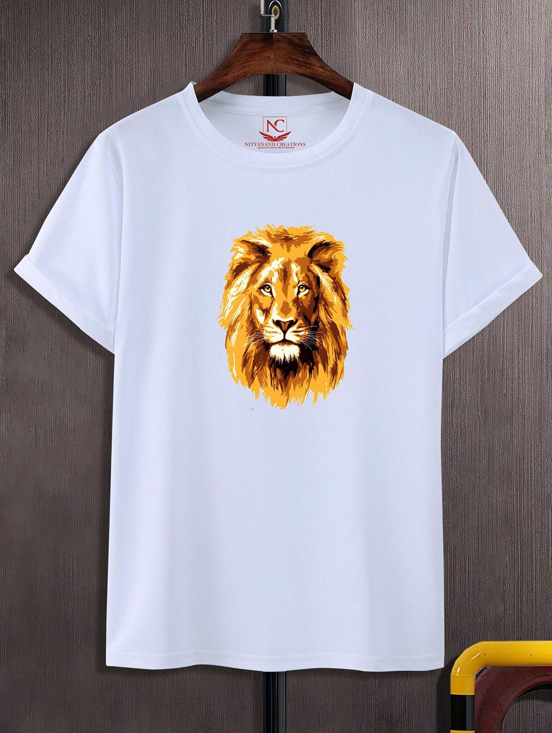 unisex white polyester graphic print t-shirt - 20856589 -  Zoom Image - 0