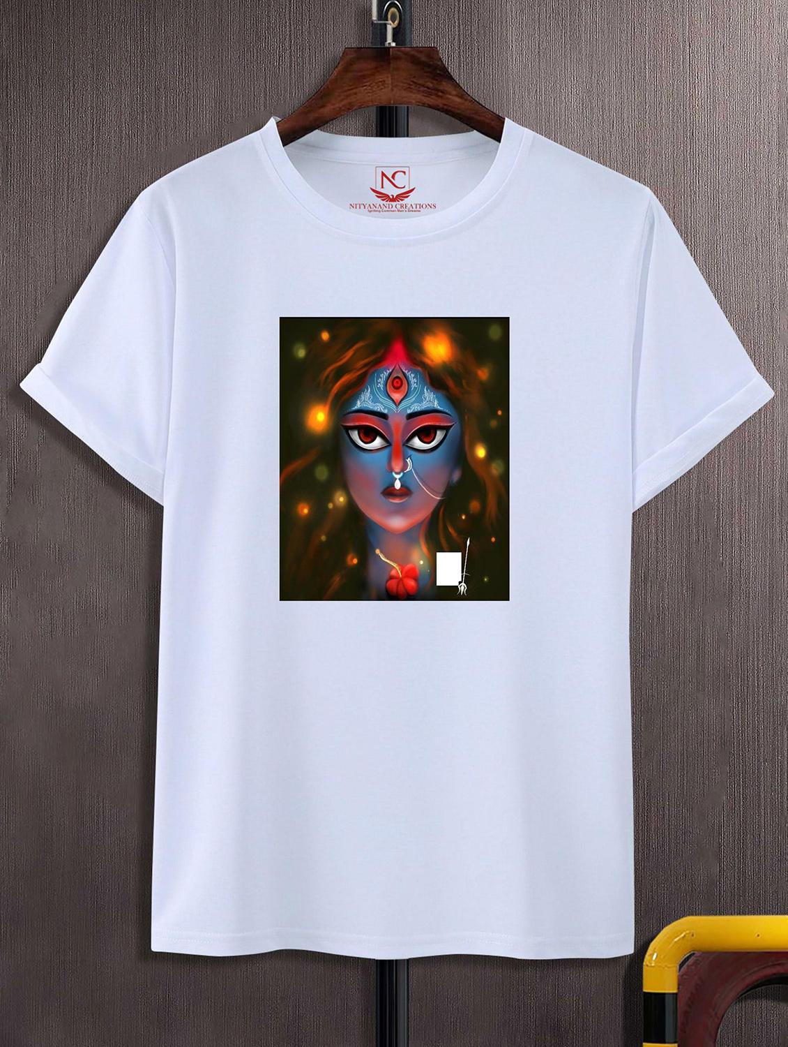 unisex white graphic printed t-shirt - 20856631 -  Zoom Image - 0