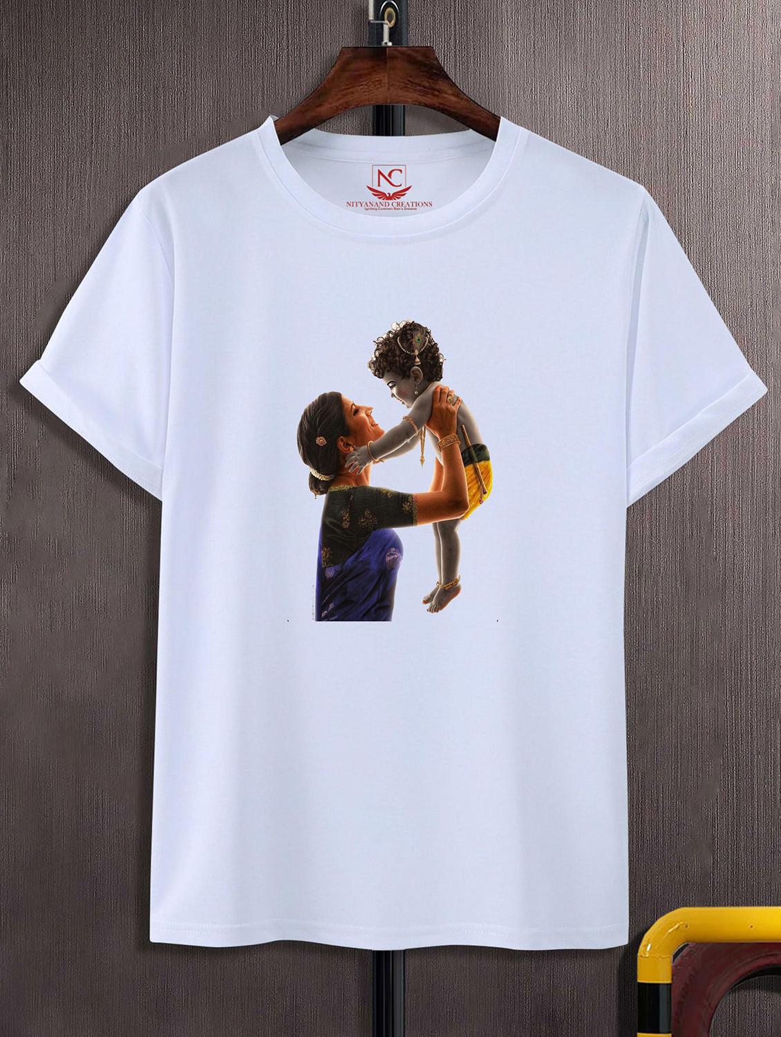 unisex white graphic printed t-shirt - 20856739 - Zoom Image - 0