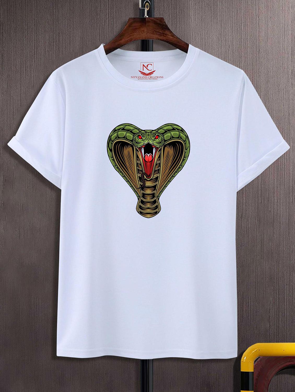 unisex white polyester graphic print t-shirt - 20856740 -  Zoom Image - 0