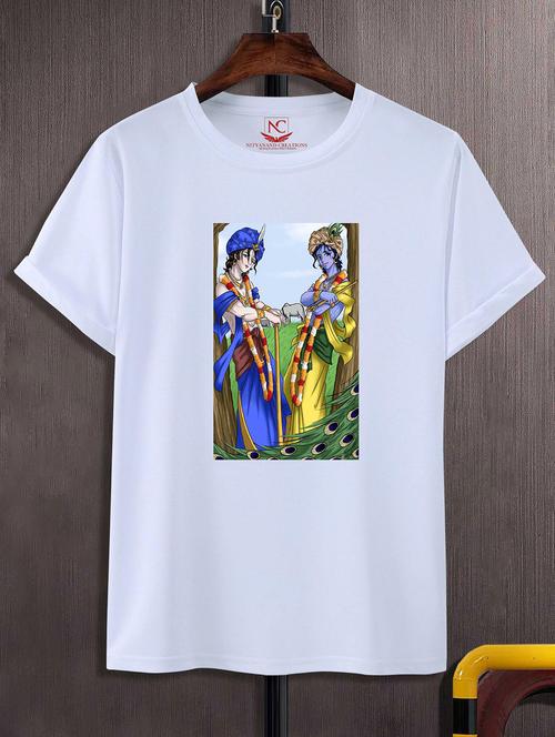 unisex white graphic printed t-shirt - 20856770 -  Standard Image - 0