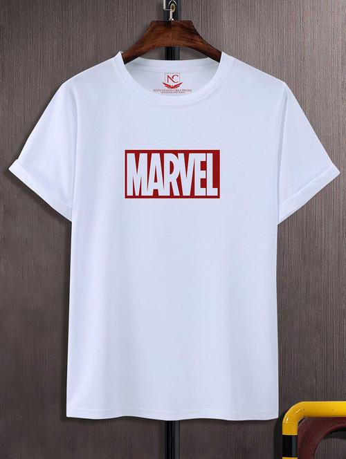 unisex white polyester graphic print t-shirt - 20856777 -  Standard Image - 0