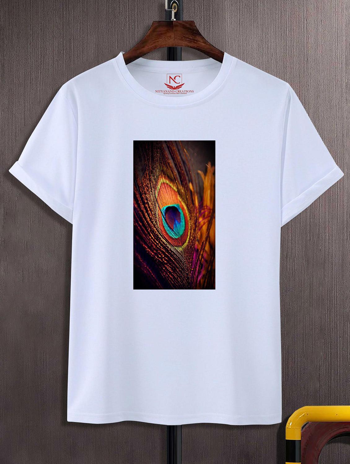 unisex white graphic printed t-shirt - 20856780 - Zoom Image - 0