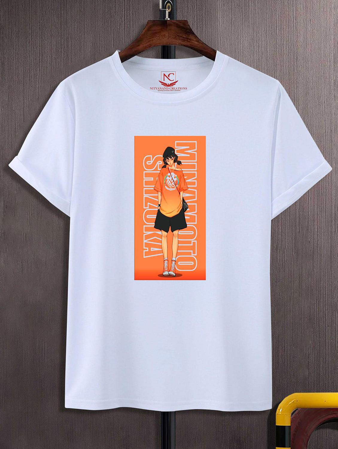 unisex white polyester graphic print t-shirt - 20856807 -  Zoom Image - 0