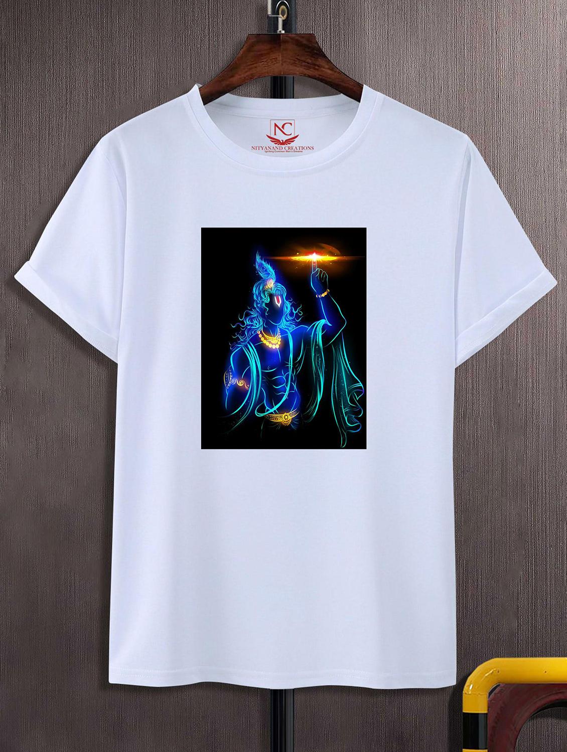 unisex white graphic printed t-shirt - 20856815 - Zoom Image - 0