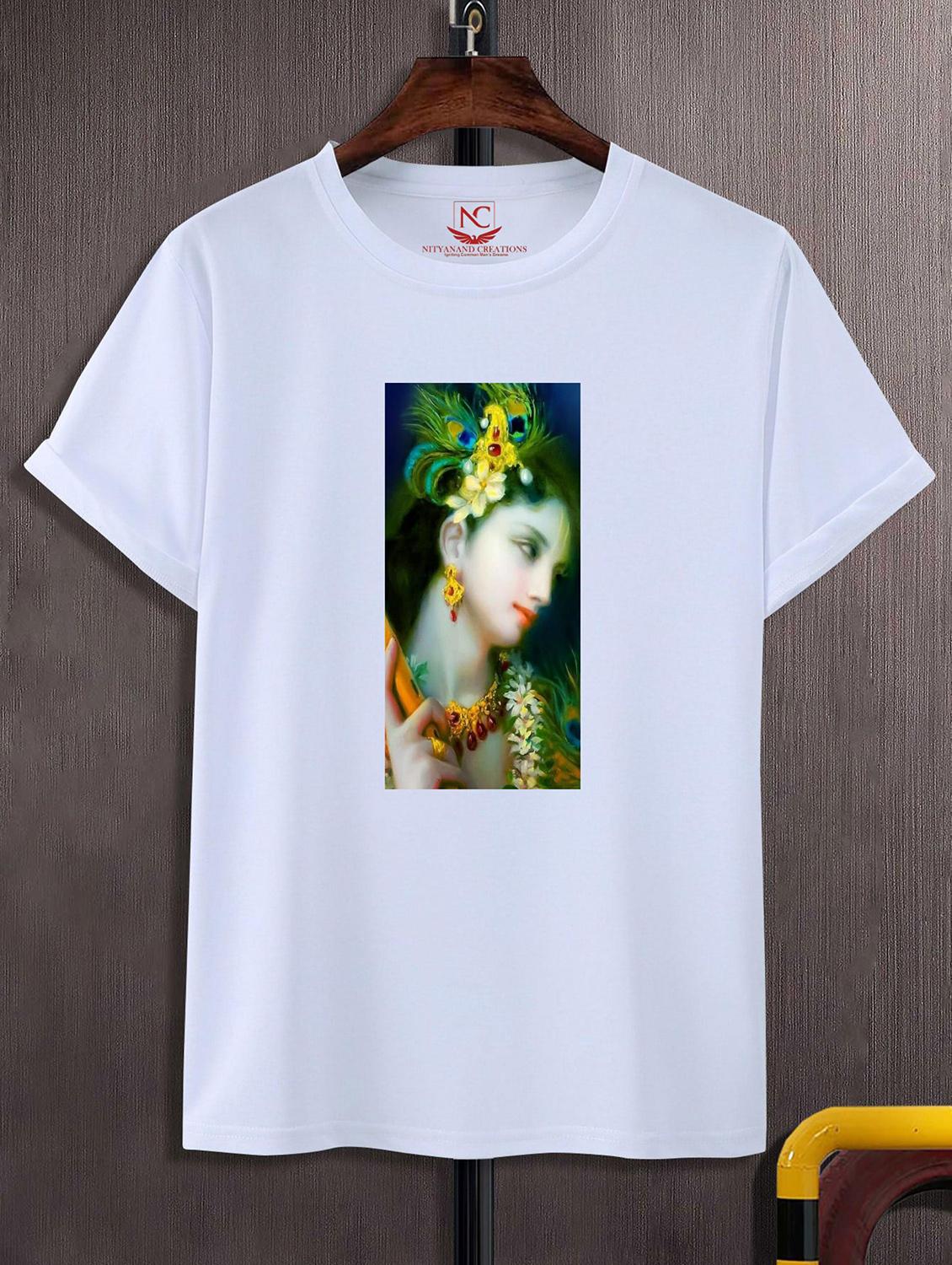 unisex white graphic printed t-shirt - 20856817 - Zoom Image - 0
