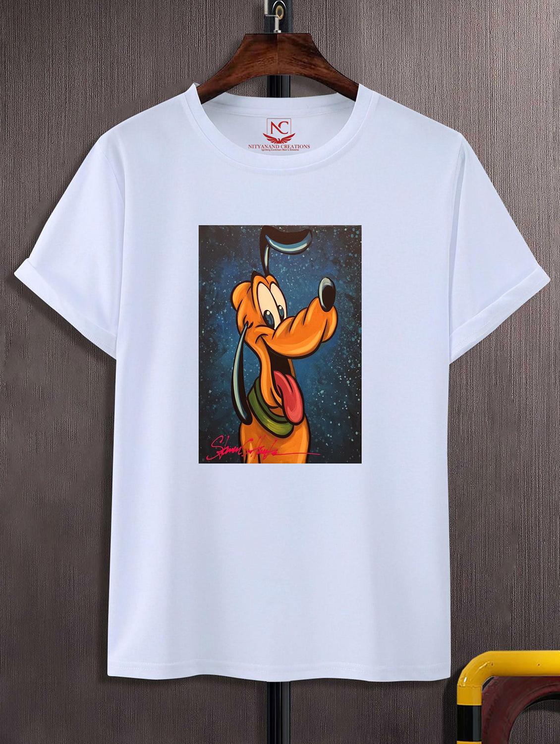 unisex white graphic printed t-shirt - 20856820 - Zoom Image - 0