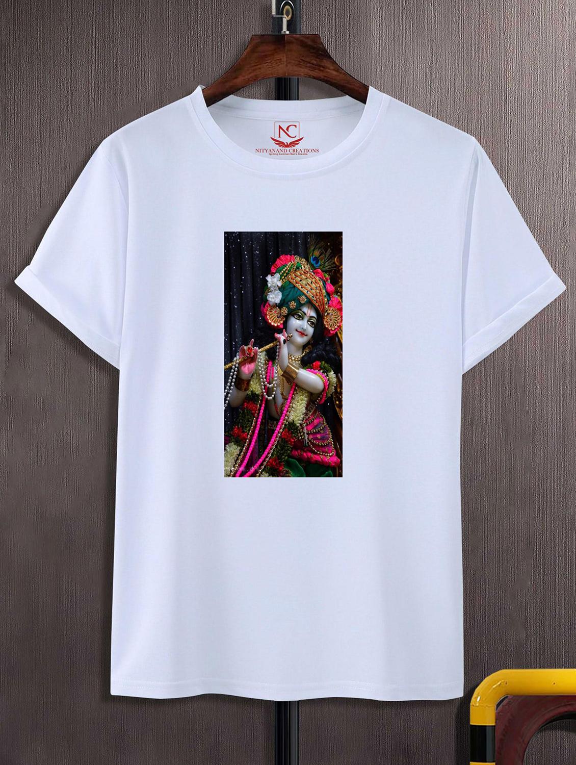 unisex white graphic printed t-shirt - 20856823 -  Zoom Image - 0