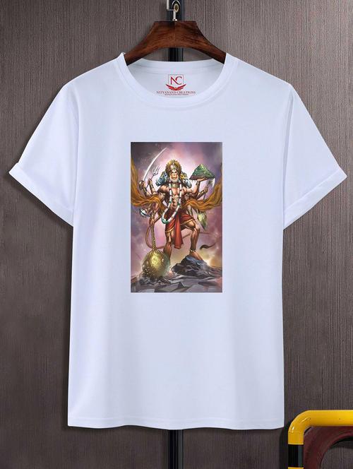 unisex white graphic printed t-shirt - 20856834 -  Standard Image - 0