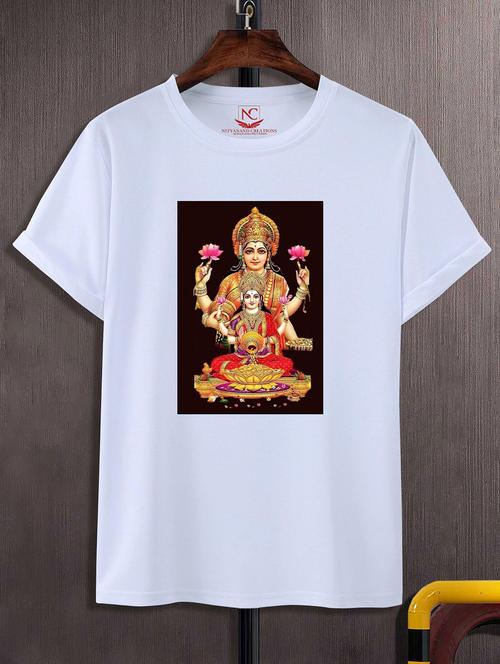 unisex white graphic printed t-shirt - 20856867 - Standard Image - 0