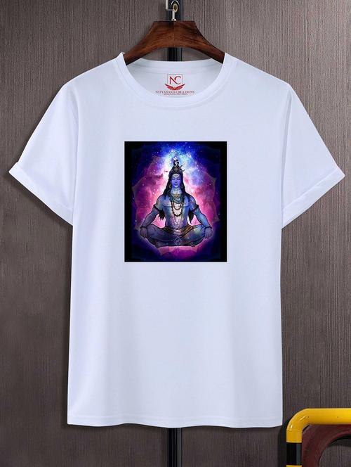 unisex white graphic printed t-shirt - 20856920 -  Standard Image - 0
