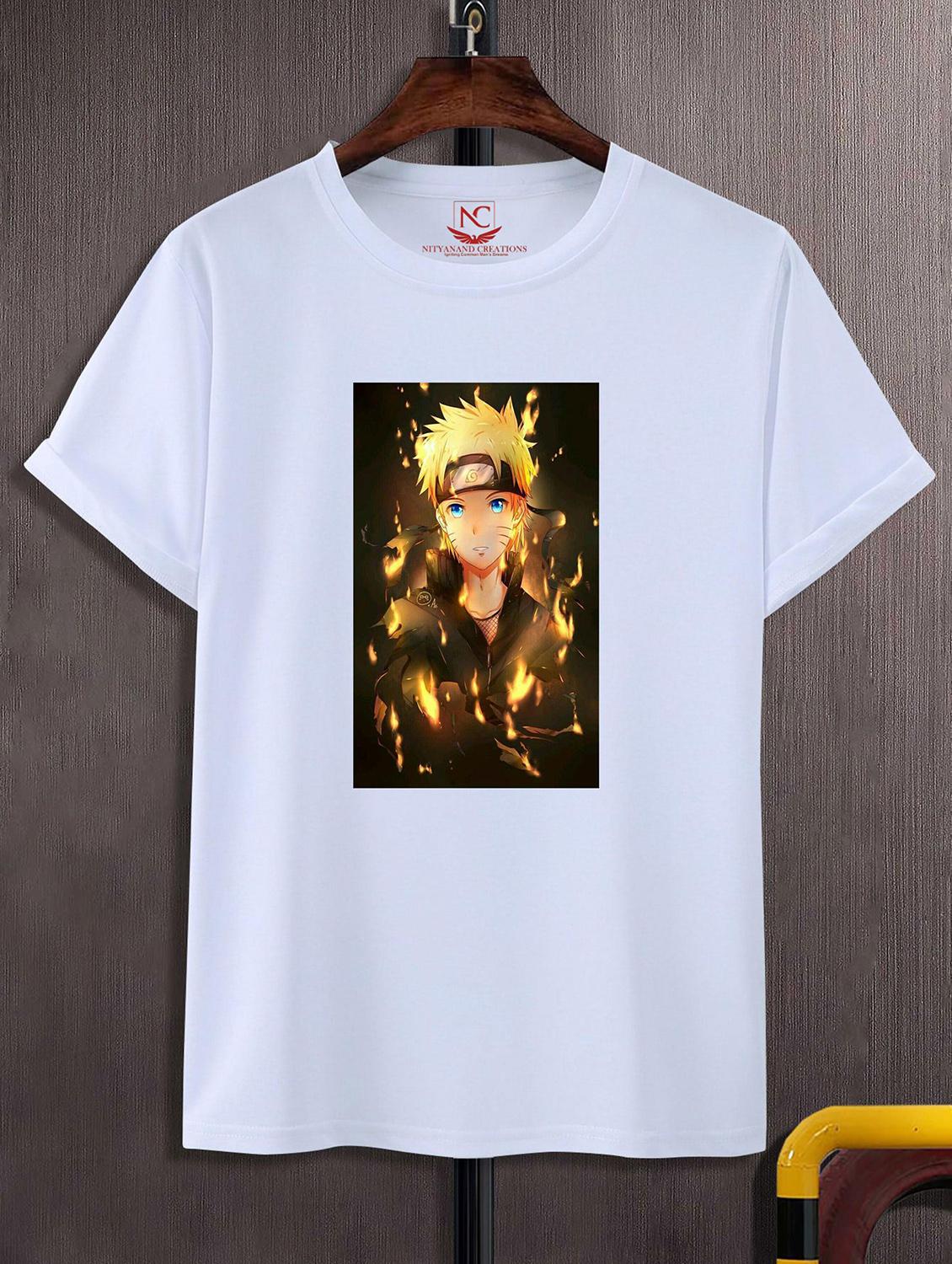 unisex white polyester graphic print t-shirt - 20856985 - Zoom Image - 0