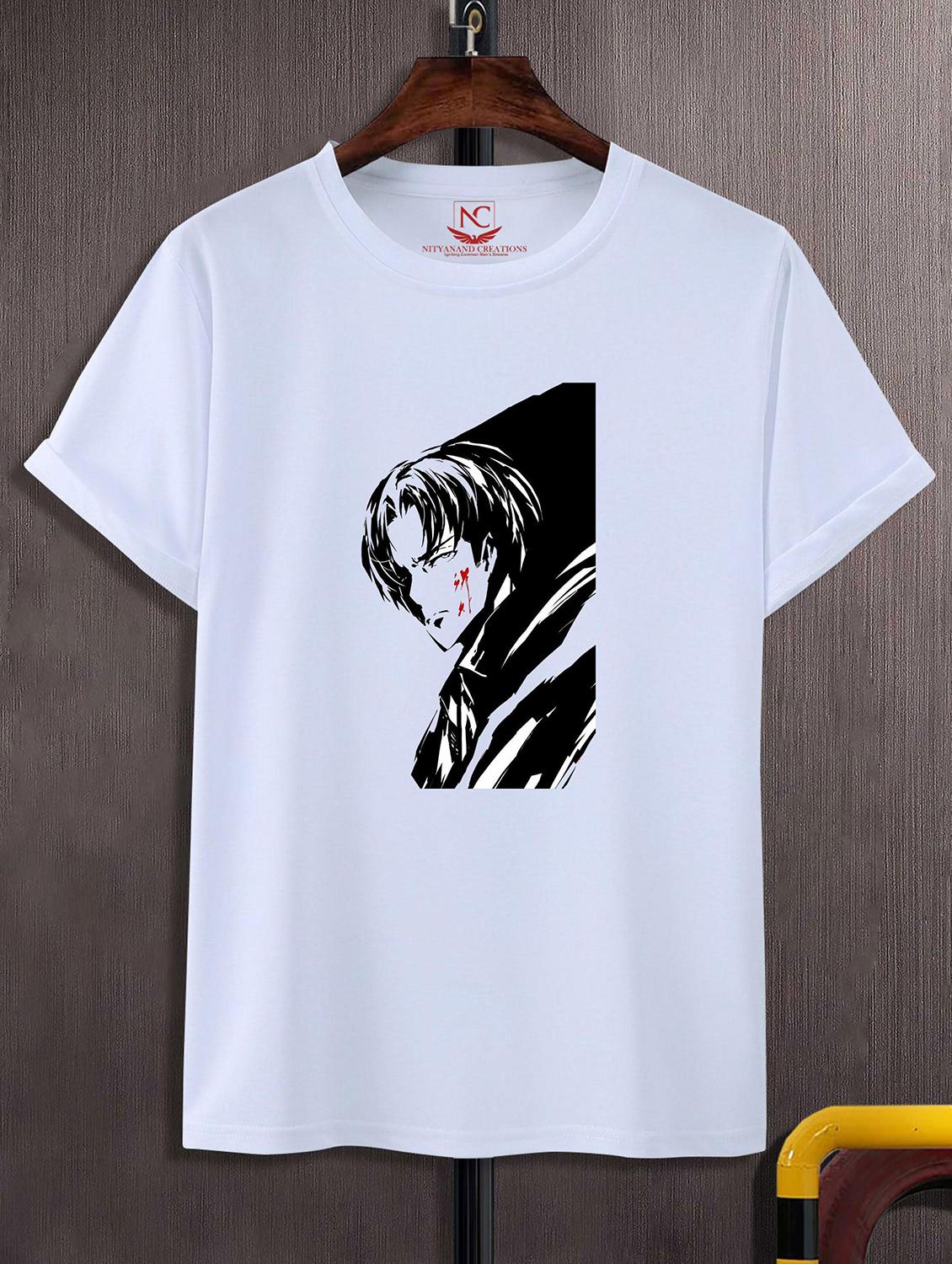 unisex white polyester graphic print t-shirt - 20856992 - Zoom Image - 0