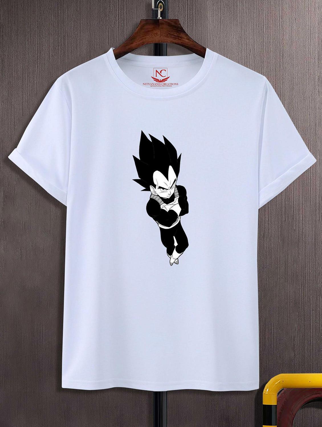 unisex white polyester graphic print t-shirt - 20856994 - Zoom Image - 0