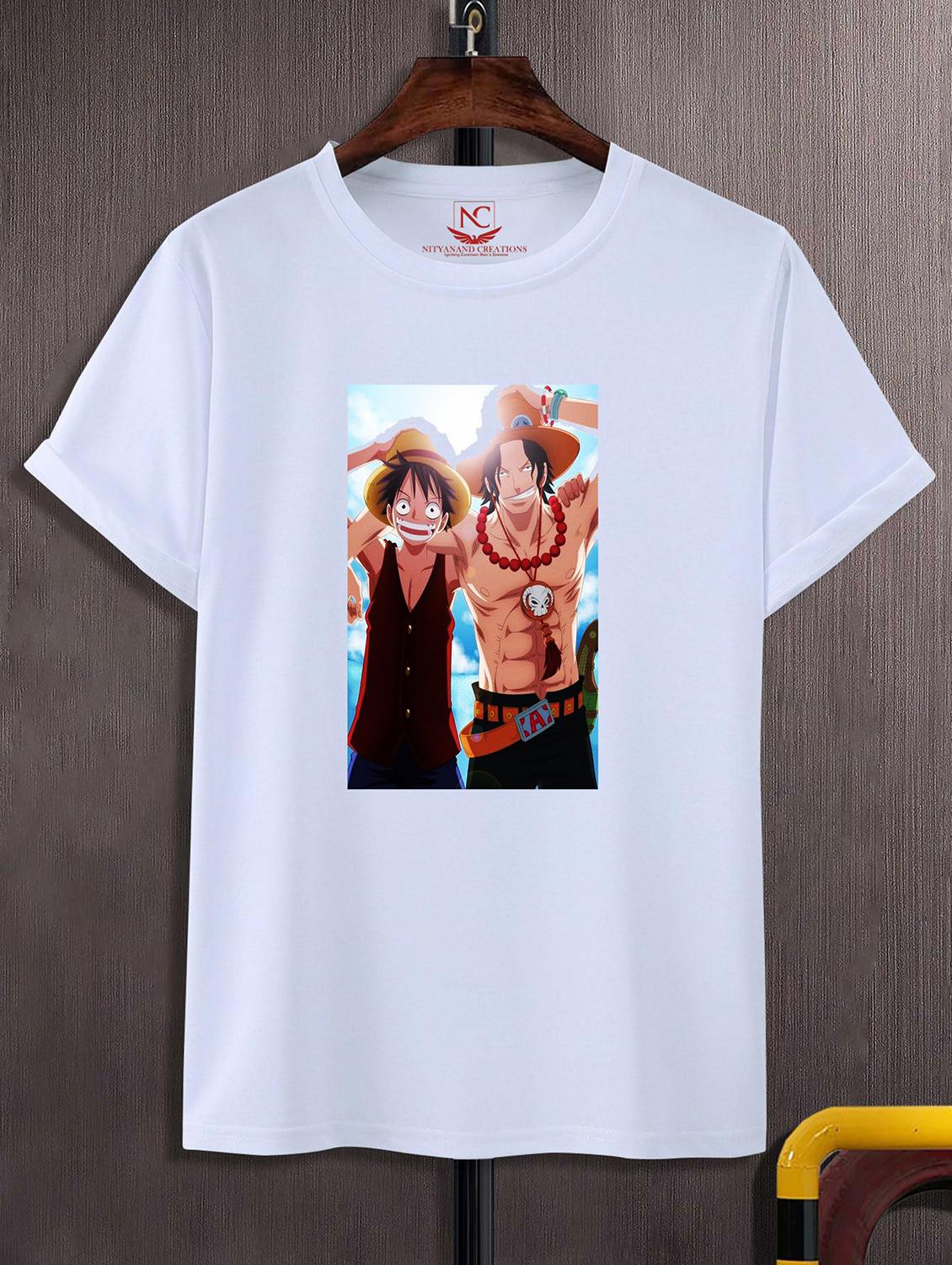 unisex white polyester graphic print t-shirt - 20856995 - Zoom Image - 0