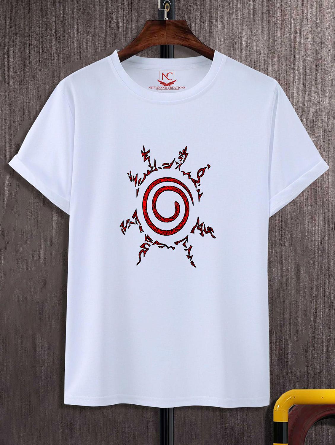 unisex white polyester graphic print t-shirt - 20856997 - Zoom Image - 0