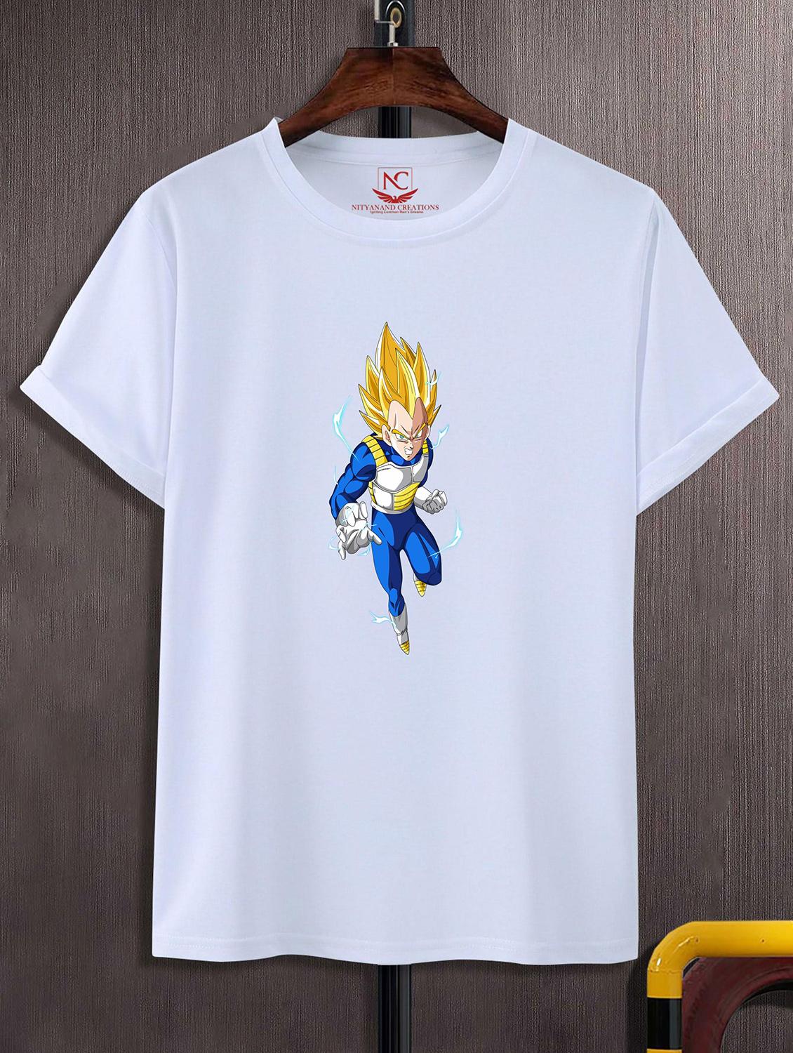 unisex white polyester graphic print t-shirt - 20857003 - Zoom Image - 0
