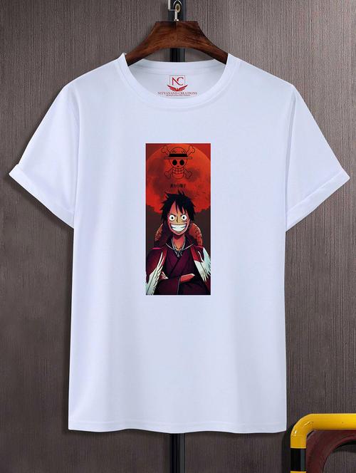 unisex white polyester graphic print t-shirt - 20857014 - Standard Image - 0