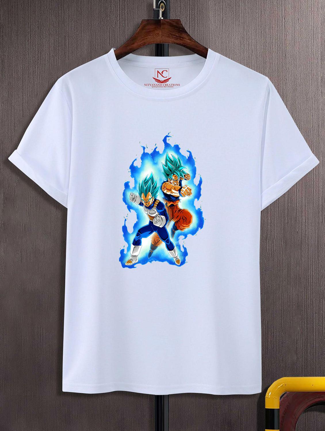 unisex white polyester graphic print t-shirt - 20857015 -  Zoom Image - 0