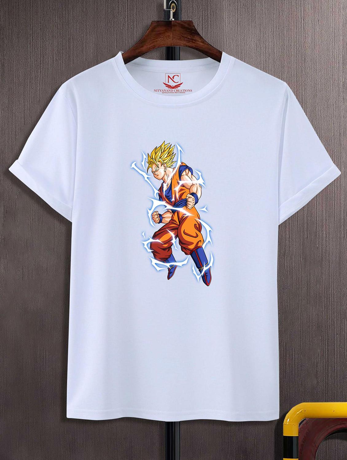 unisex white polyester graphic print t-shirt - 20857016 - Zoom Image - 0