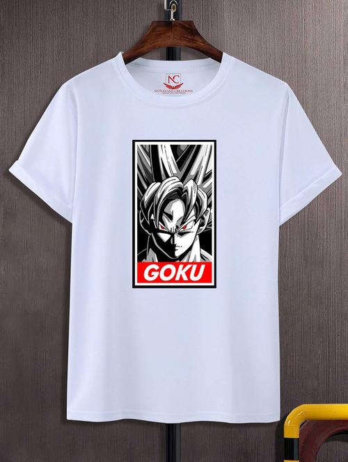 unisex white polyester graphic print t-shirt - 20857018 - Standard Image - 0