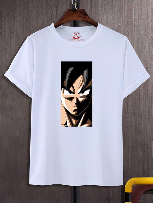unisex white graphic printed t-shirt - 20857038 - Standard Image - 0