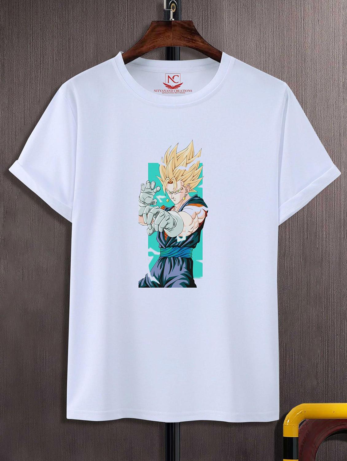 unisex white polyester graphic print t-shirt - 20857042 - Zoom Image - 0