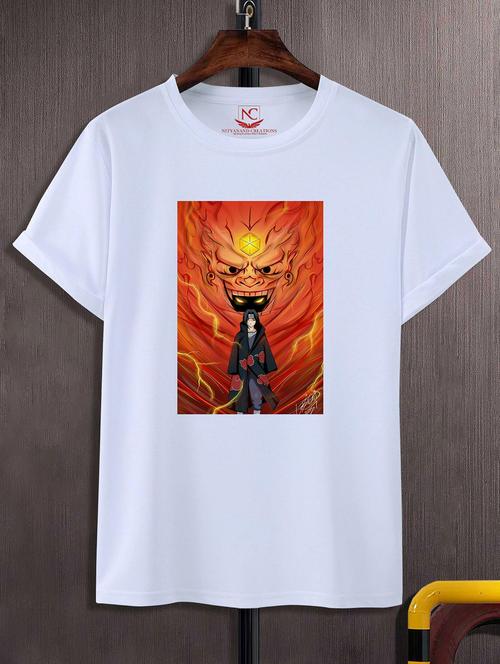 unisex white polyester graphic print t-shirt - 20857059 -  Standard Image - 0