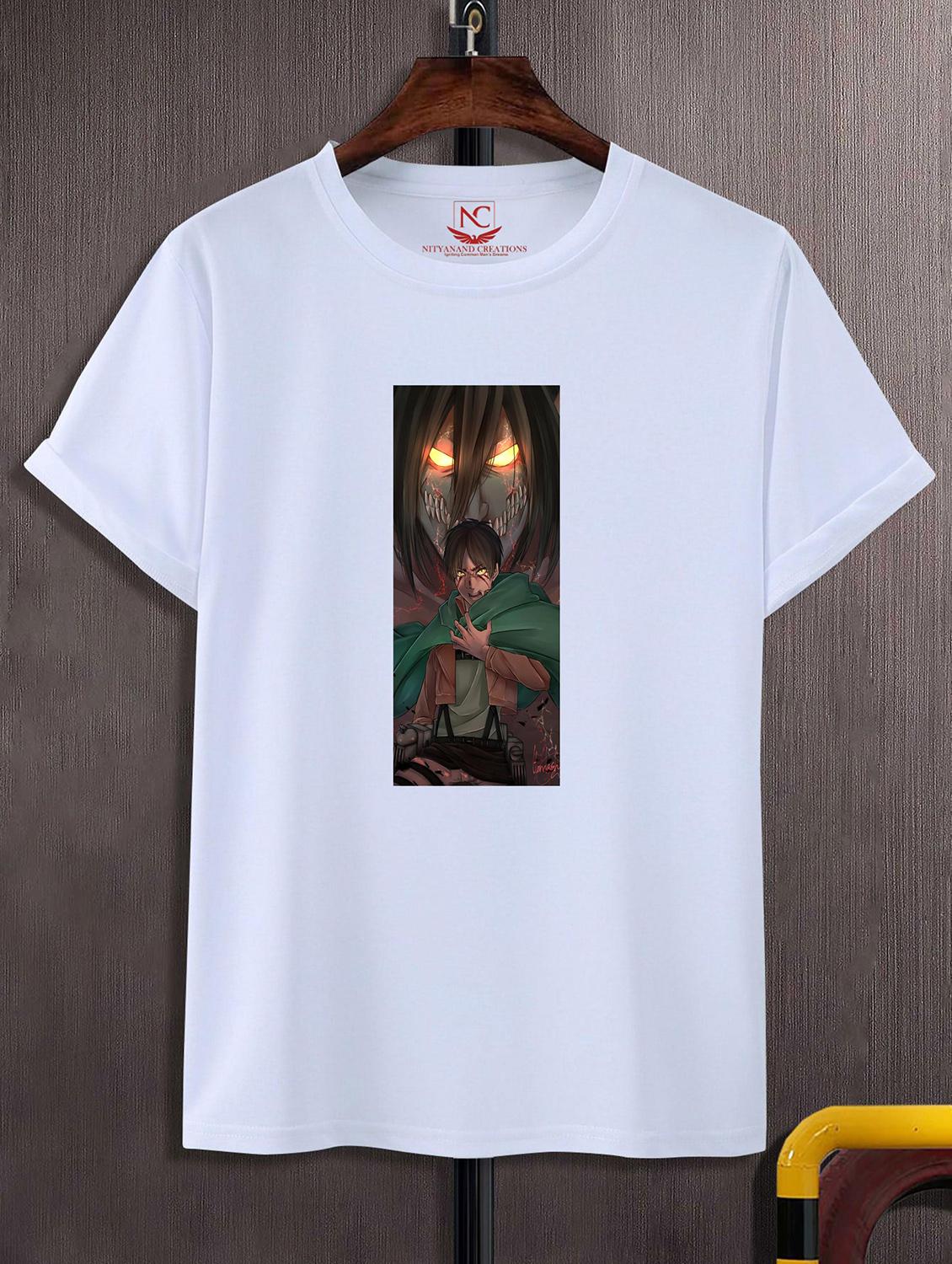 unisex white polyester graphic print t-shirt - 20857085 - Zoom Image - 0