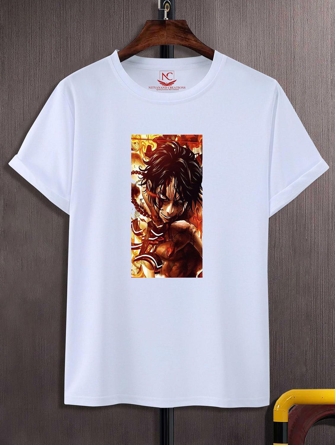 unisex white polyester graphic print t-shirt - 20857086 - Zoom Image - 0