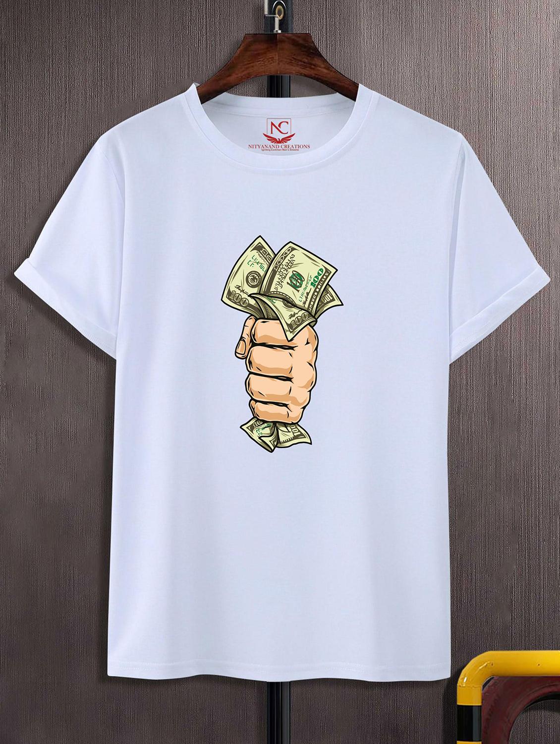 unisex white graphic printed t-shirt - 20857090 - Zoom Image - 0