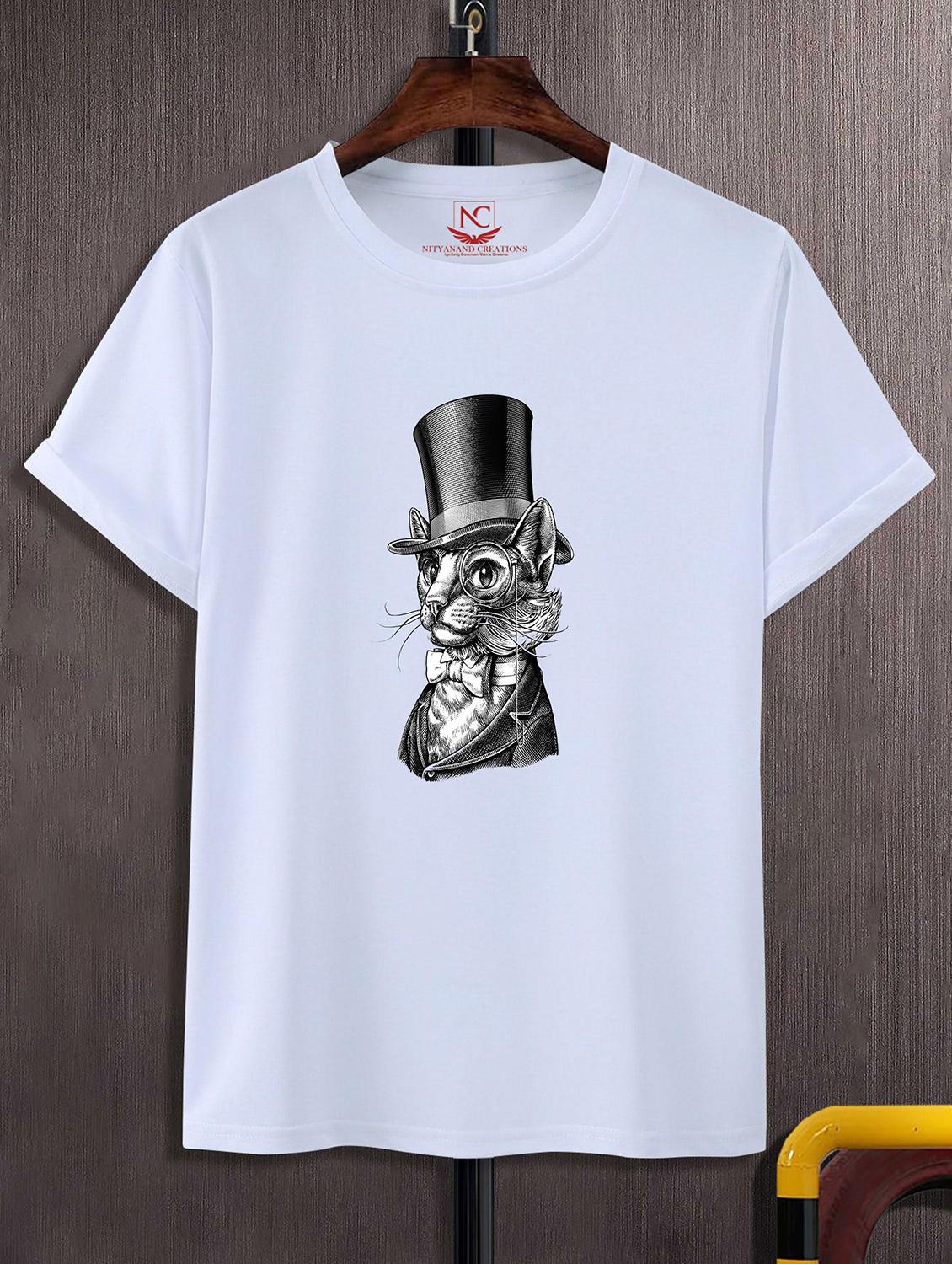 unisex white graphic printed t-shirt - 20857097 - Zoom Image - 0