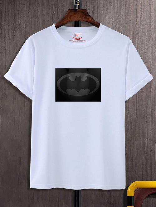 unisex white polyester graphic print t-shirt - 20857114 - Standard Image - 0