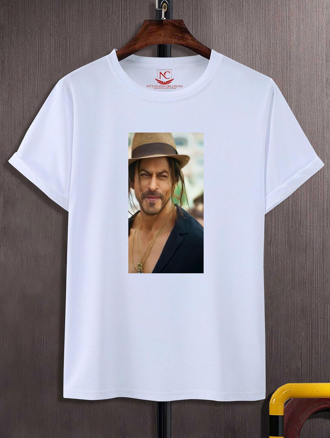 unisex white polyester graphic print t-shirt - 20857119 - Zoom Image - 0