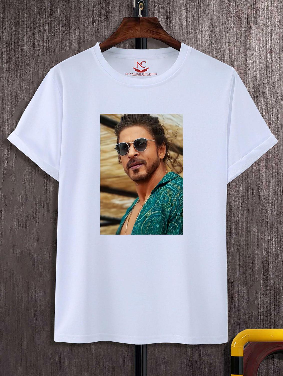 unisex white polyester graphic print t-shirt - 20857121 - Zoom Image - 0