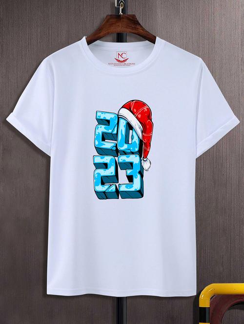 unisex white graphic printed t-shirt - 20857165 - Standard Image - 0