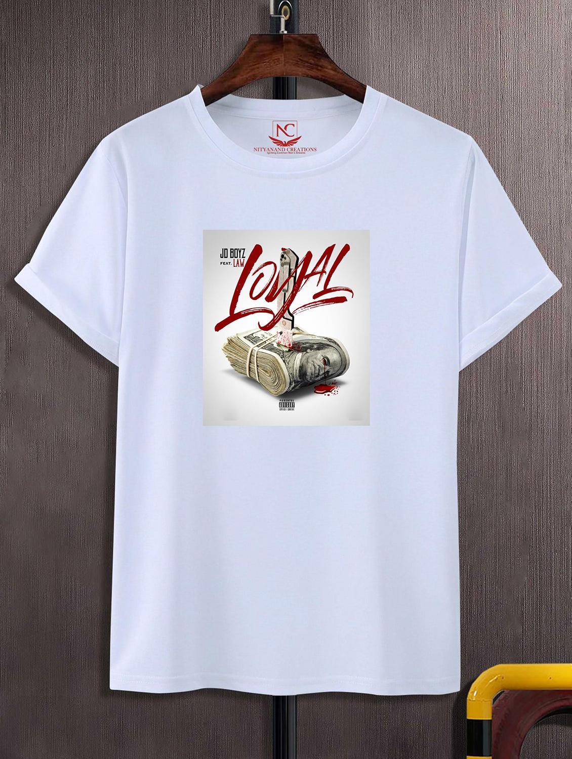 unisex white polyester graphic print t-shirt - 20857197 - Zoom Image - 0