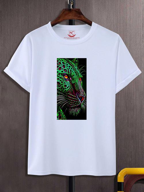 unisex white graphic printed t-shirt - 20857222 - Standard Image - 0