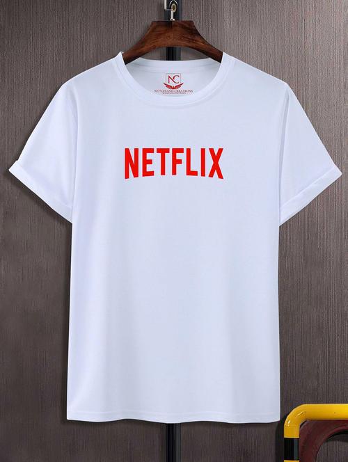 unisex white graphic print t-shirt - 20857236 -  Standard Image - 0