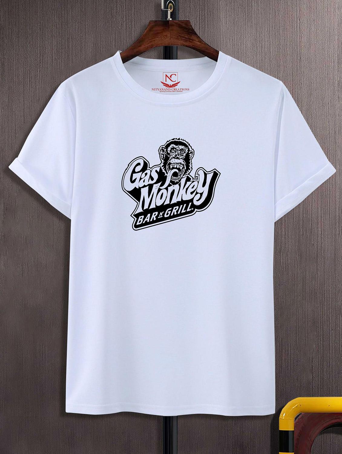 unisex white polyester graphic print t-shirt - 20857243 -  Zoom Image - 0