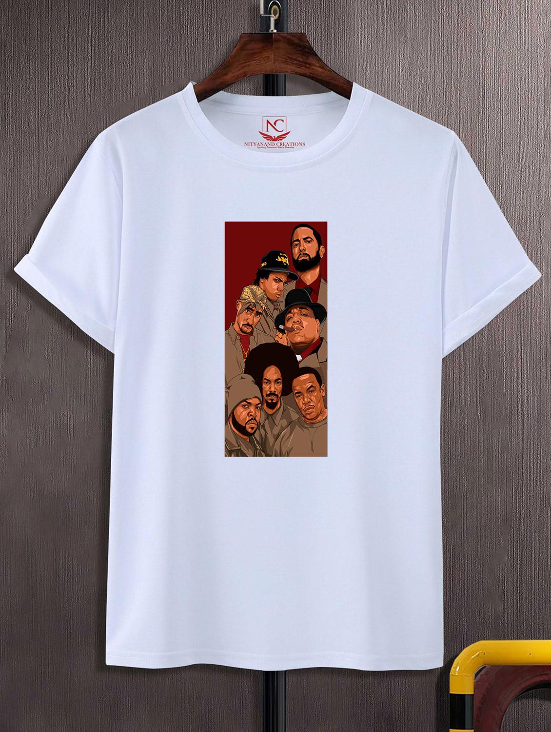 unisex white graphic print t-shirt - 20857258 - Zoom Image - 0