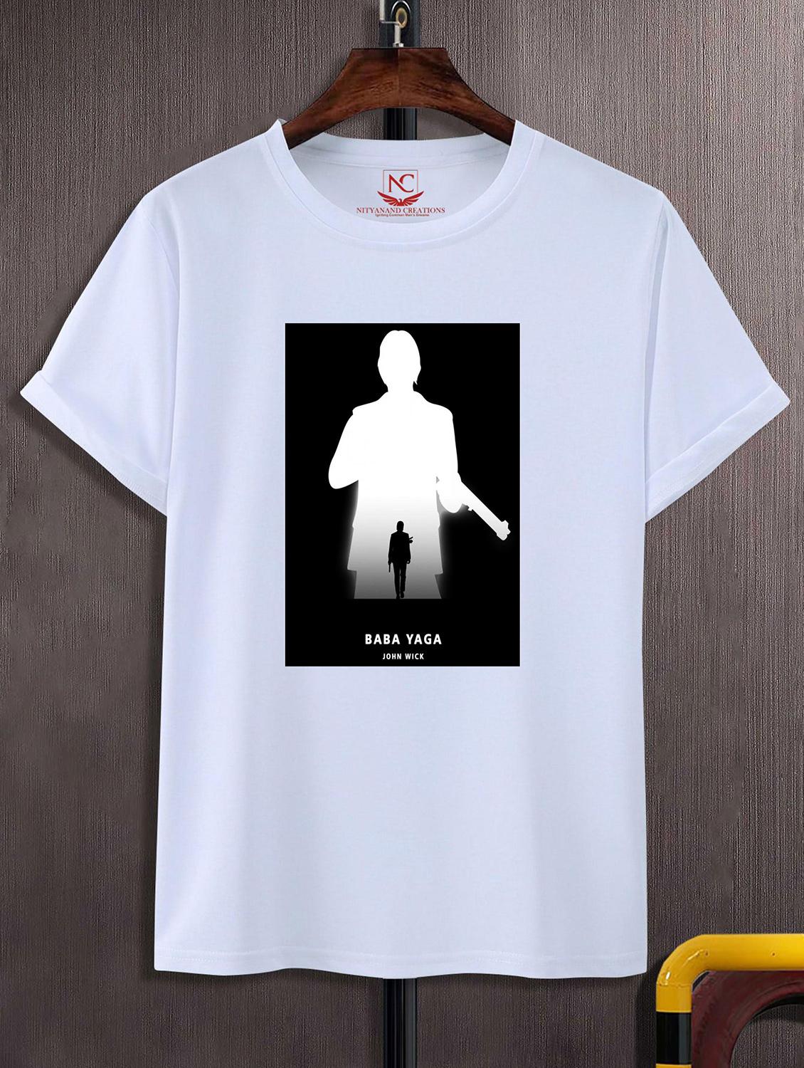 unisex white graphic printed t-shirt - 20857267 - Zoom Image - 0
