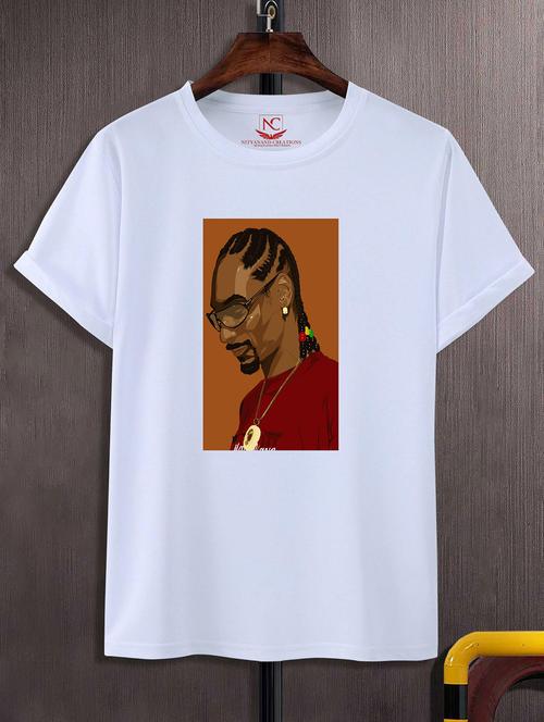 unisex white graphic print t-shirt - 20857289 - Standard Image - 0