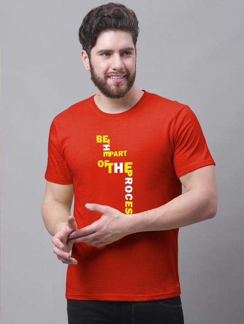 men typographic round neck t-shirt - 20858021 -  Standard Image - 0