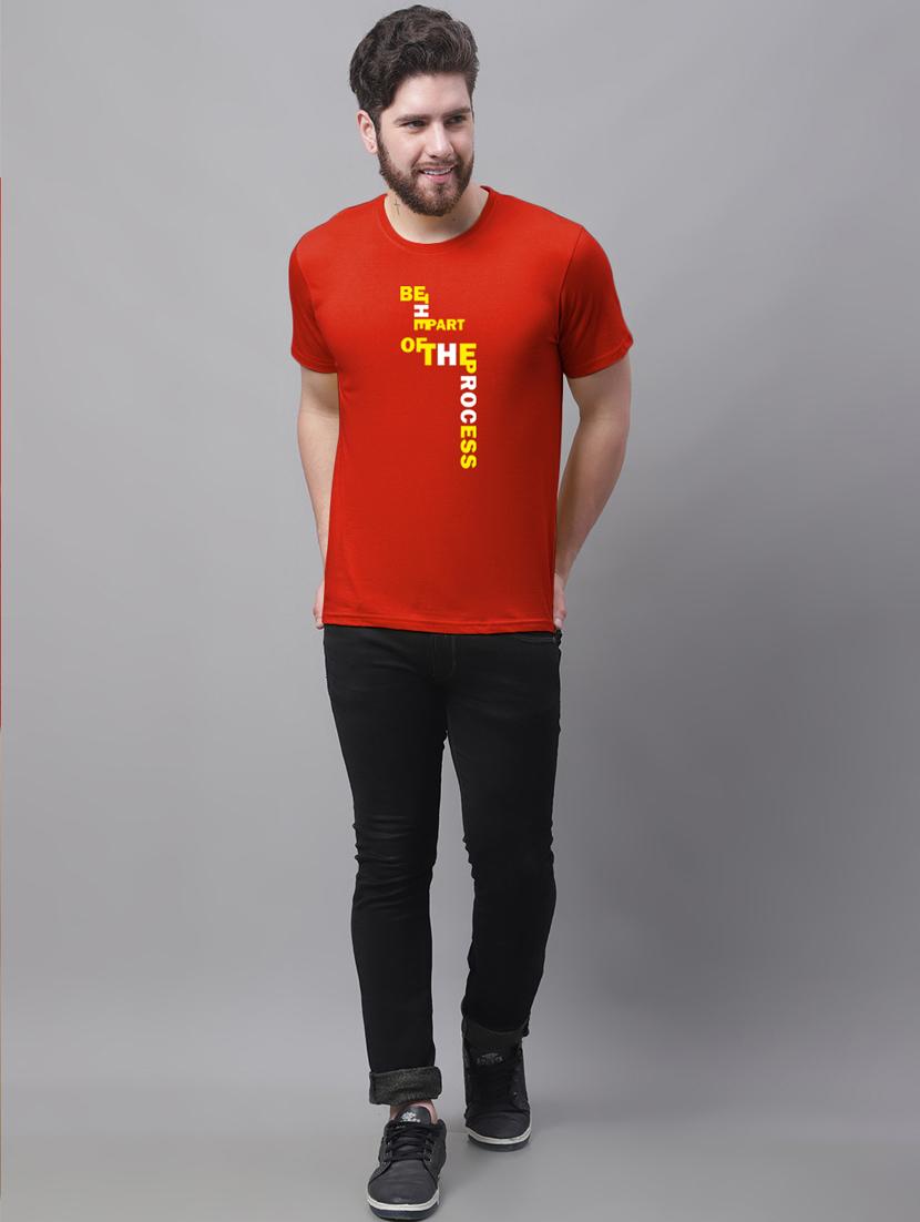 men typographic round neck t-shirt - 20858021 - Standard Image - 3