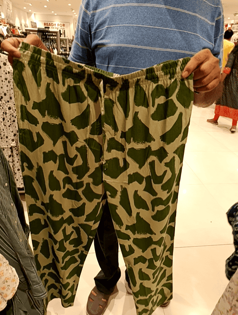 green rayon track pants - 20862759 -  Zoom Image - 0