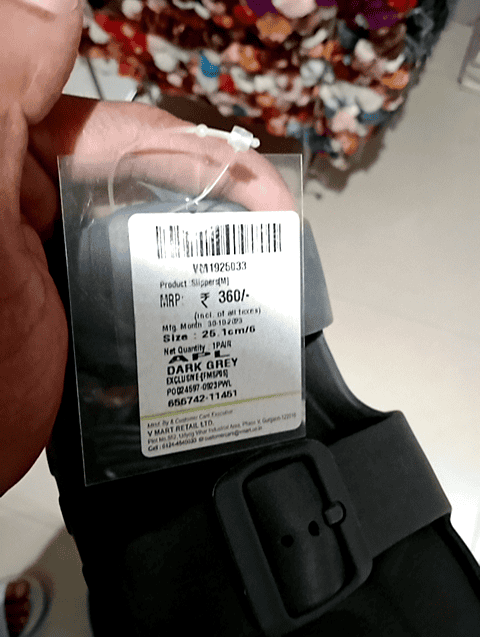 dark grey pu (polyurethane) slippers - 20862786 - Zoom Image - 0